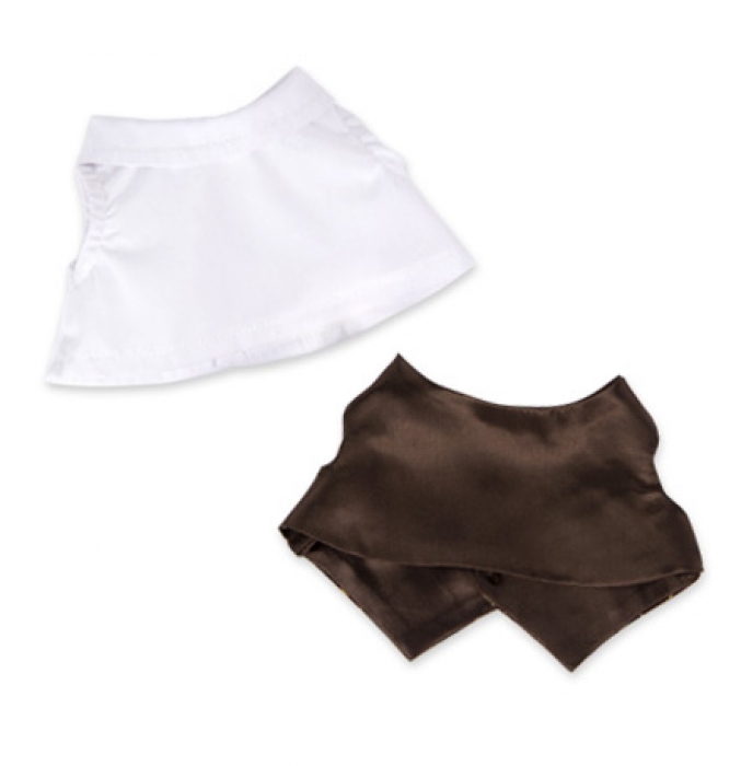 картинка Одежда для Зайки Ми Белая рубашка и жилет (малая) StS-108-CS интернет-магазин Киндермир